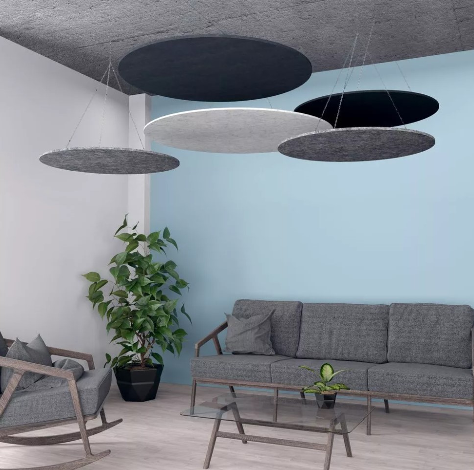 eSCAPE Round Suspended Acoustic Ceiling Panels | Acoustical Ceiling