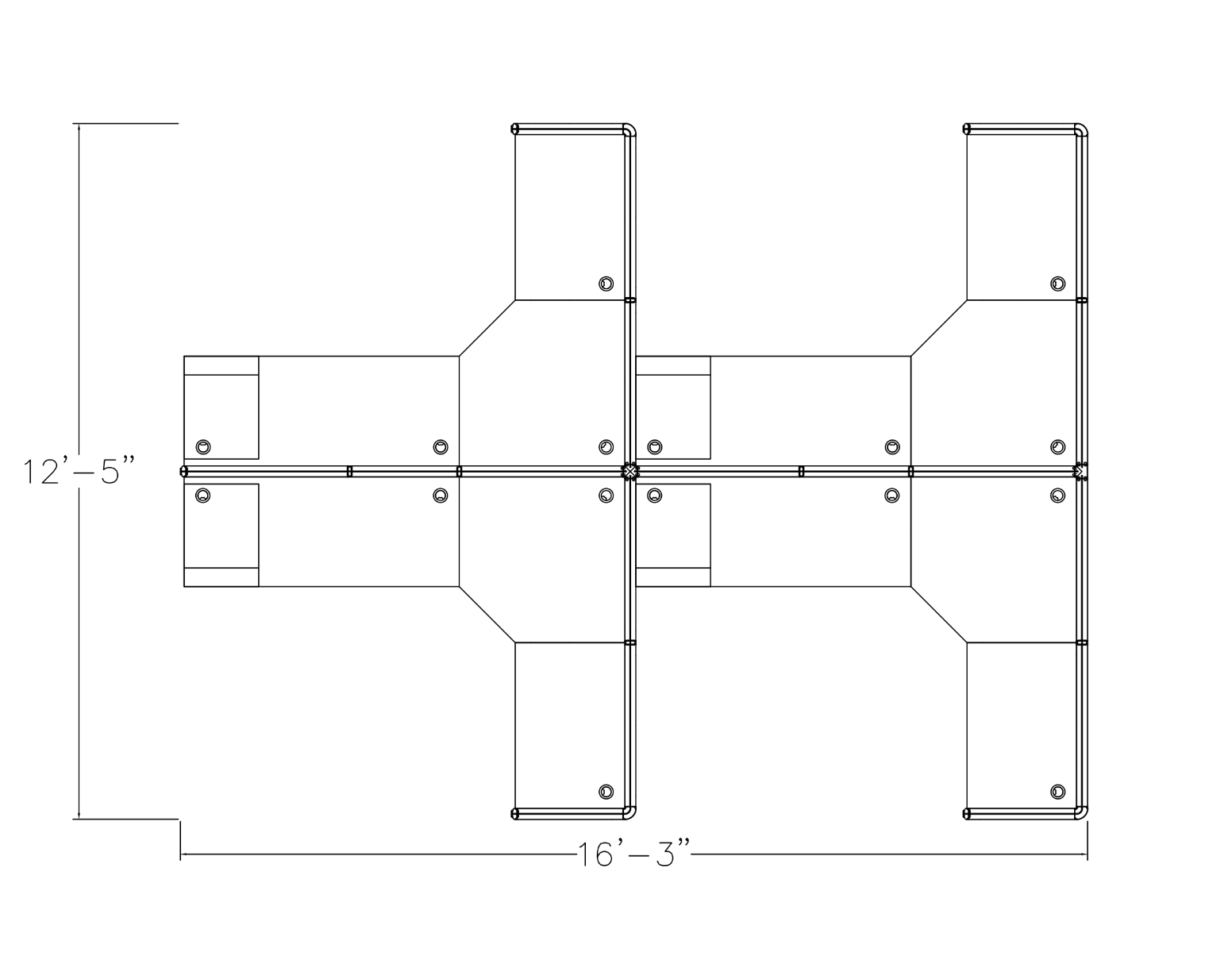 L-Shaped Cubicle Workspaces | Emerald Cubicle Collection | 8x6x65