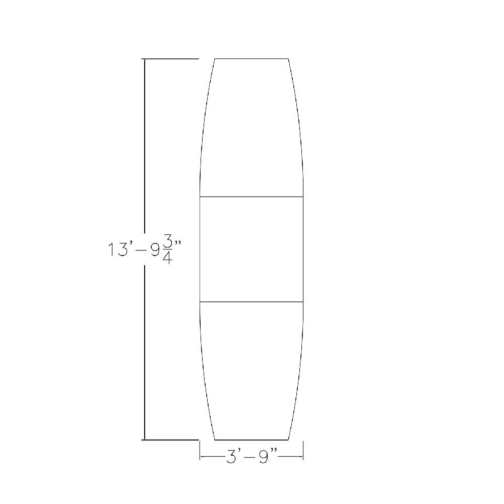 14-Person Boat-Shaped Conference Table | Metal Bases | Harmony Series