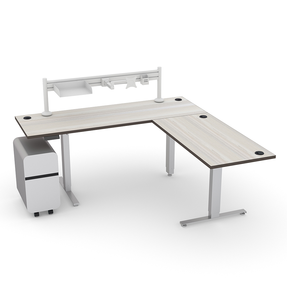 quantum stand up electric desk